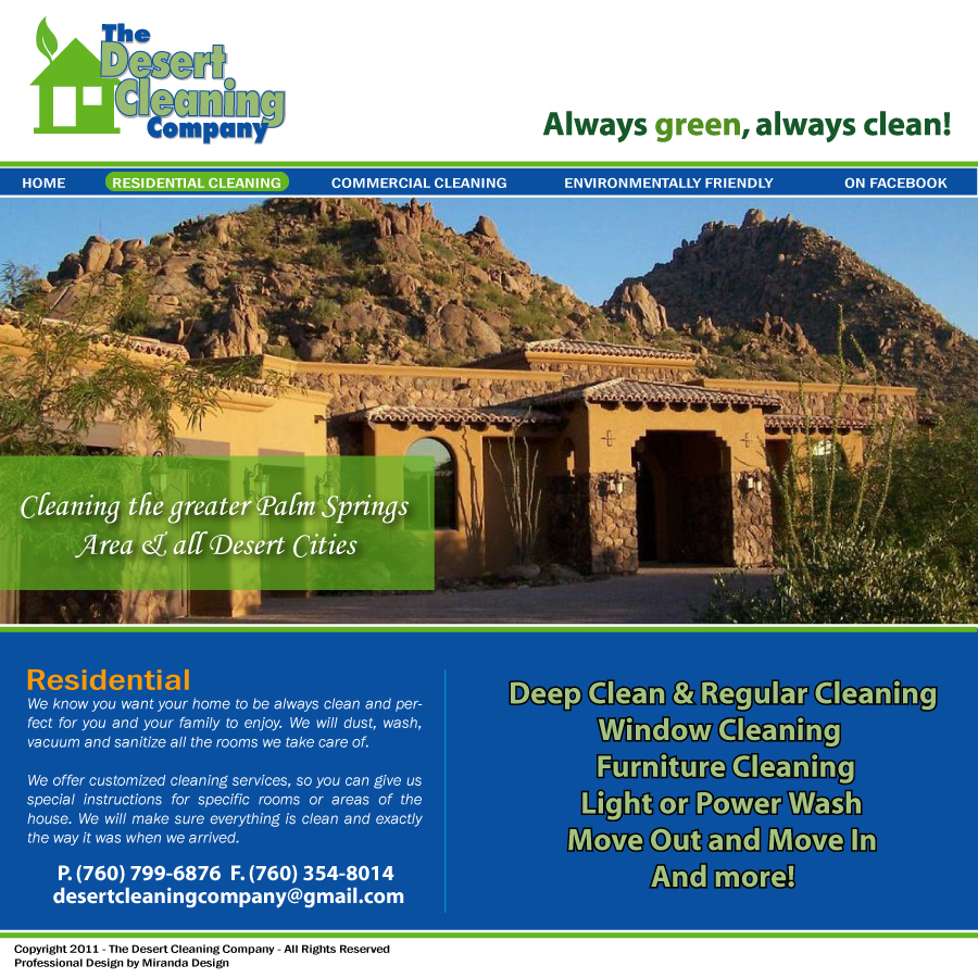 The Desert Cleaning Company Palm Springs California